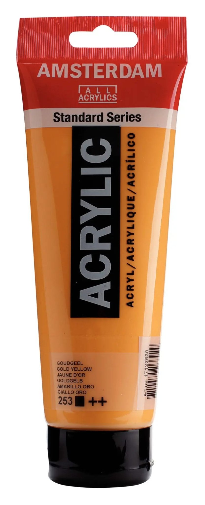 Amsterdam Standard Series Acrylfarbe Tube 250 ml Goldgelb 253 - Kidis Art