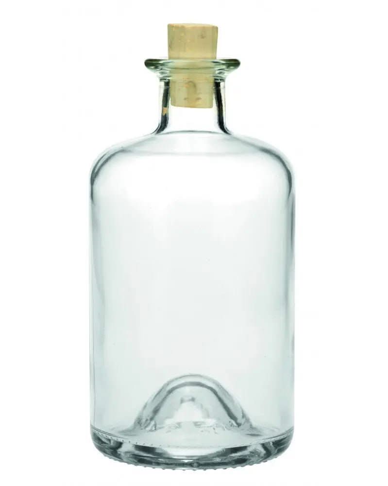 Apotheker-Flasche 500ml, 16x8cm, mit Korken - Kidis Art