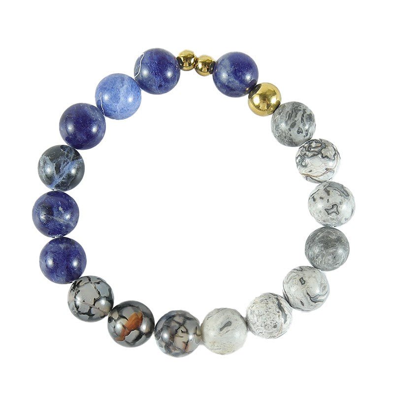 Armband, Naturstein, Marmor DIY, 10mm - Kidis Art