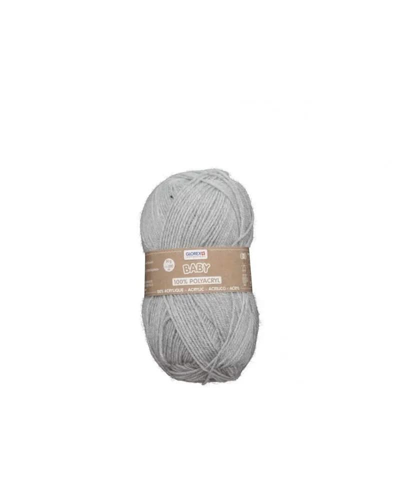 Baby 100% Acryl, 50g grau - Kidis Art