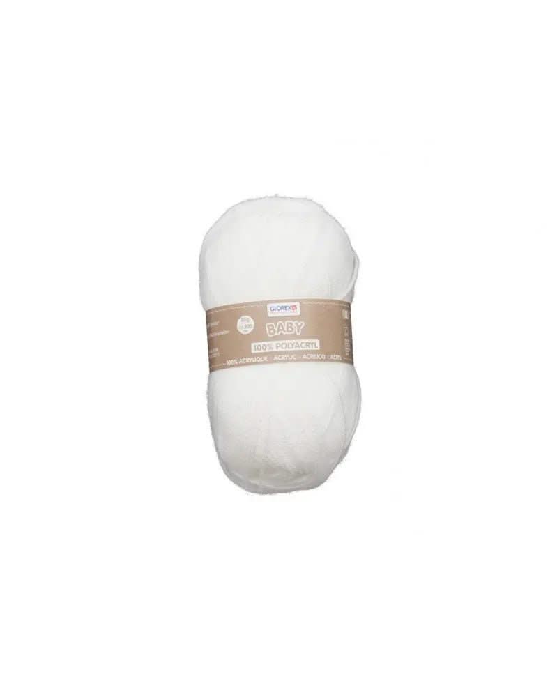 Baby 100% Acryl, 50g weiss - Kidis Art