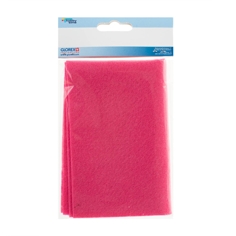 Bastelfilz 20x30cm, 250g, 2St rosa - Kidis Art