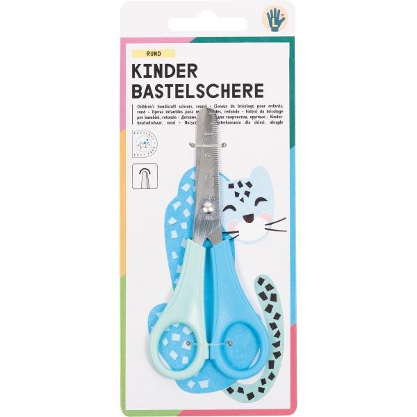Bastelschere RUND, Linkshänder - Kidis Art