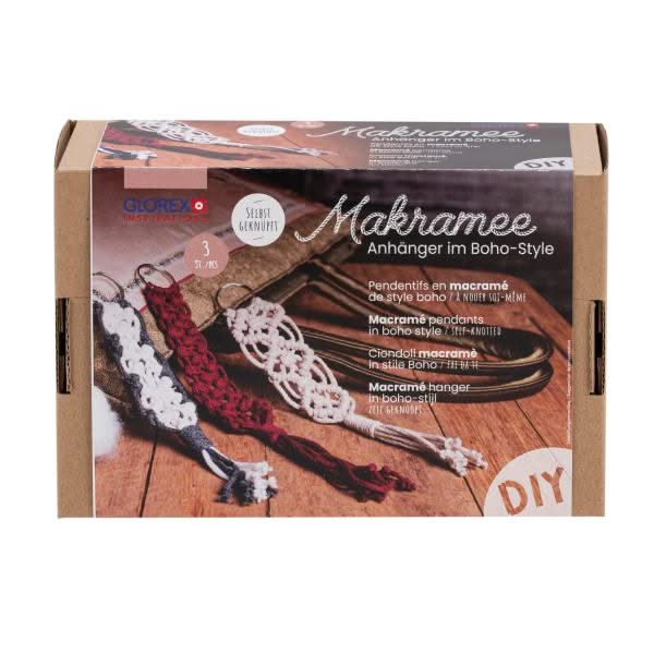 Bastelset Makramee Anhänger Boho-Style - Kidis Art