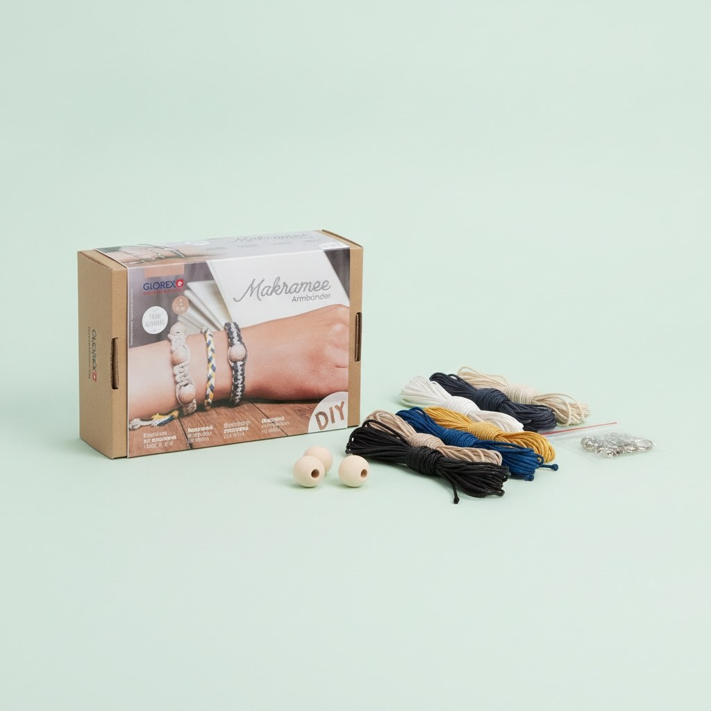 Bastelset Makramee Armbänder - Kidis Art