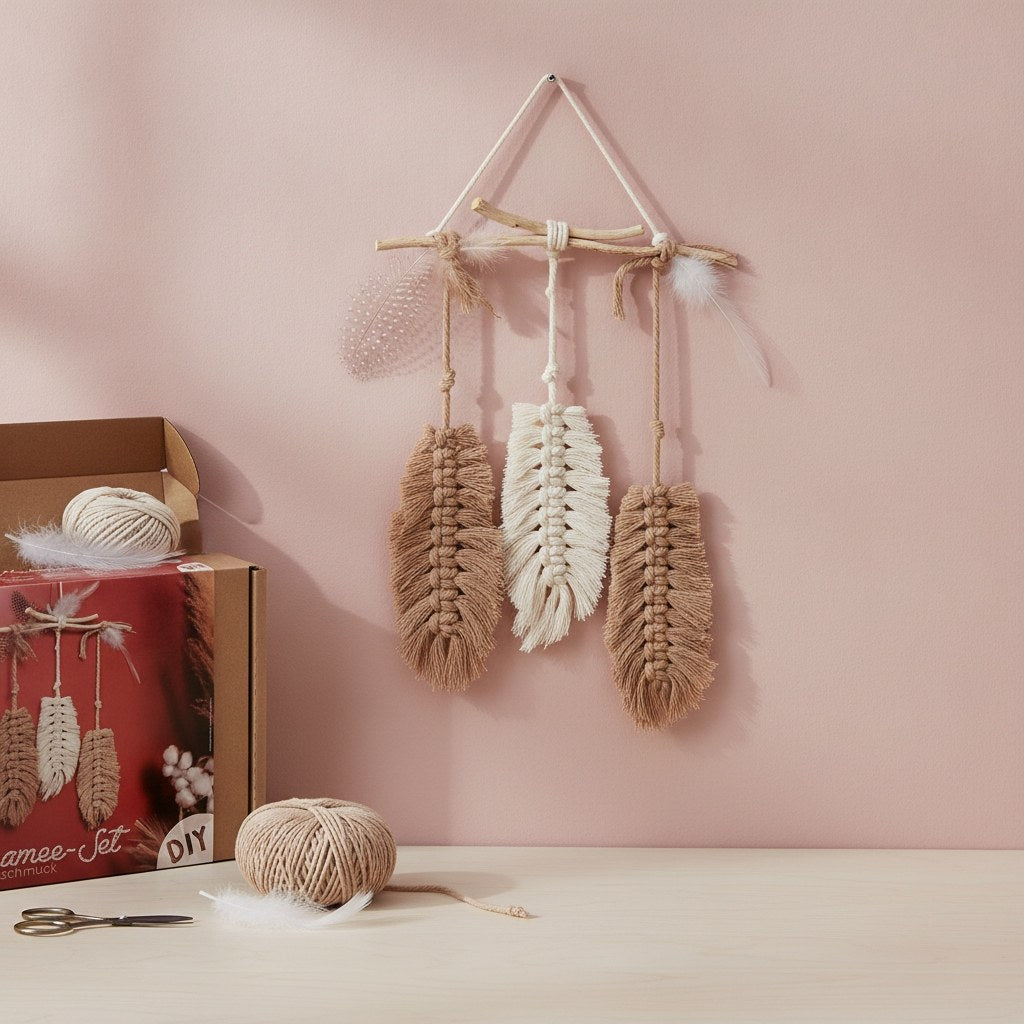 Bastelset Makramee Wandschmuck - Kidis Art
