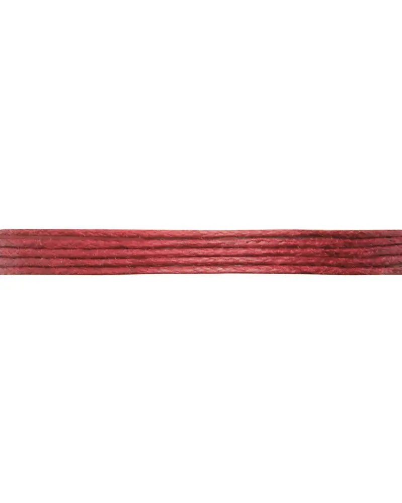 Baumwollkordel 1mm/5m bordeaux - Kidis Art