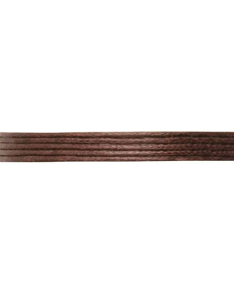 Baumwollkordel 1mm/5m d'braun - Kidis Art