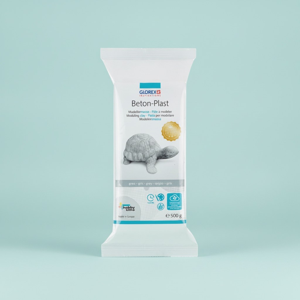 Beton Plast Modelliermasse betongrau 500g - Kidis Art