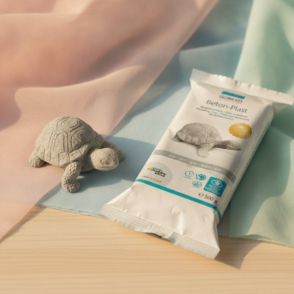 Beton Plast Modelliermasse betongrau 500g - Kidis Art