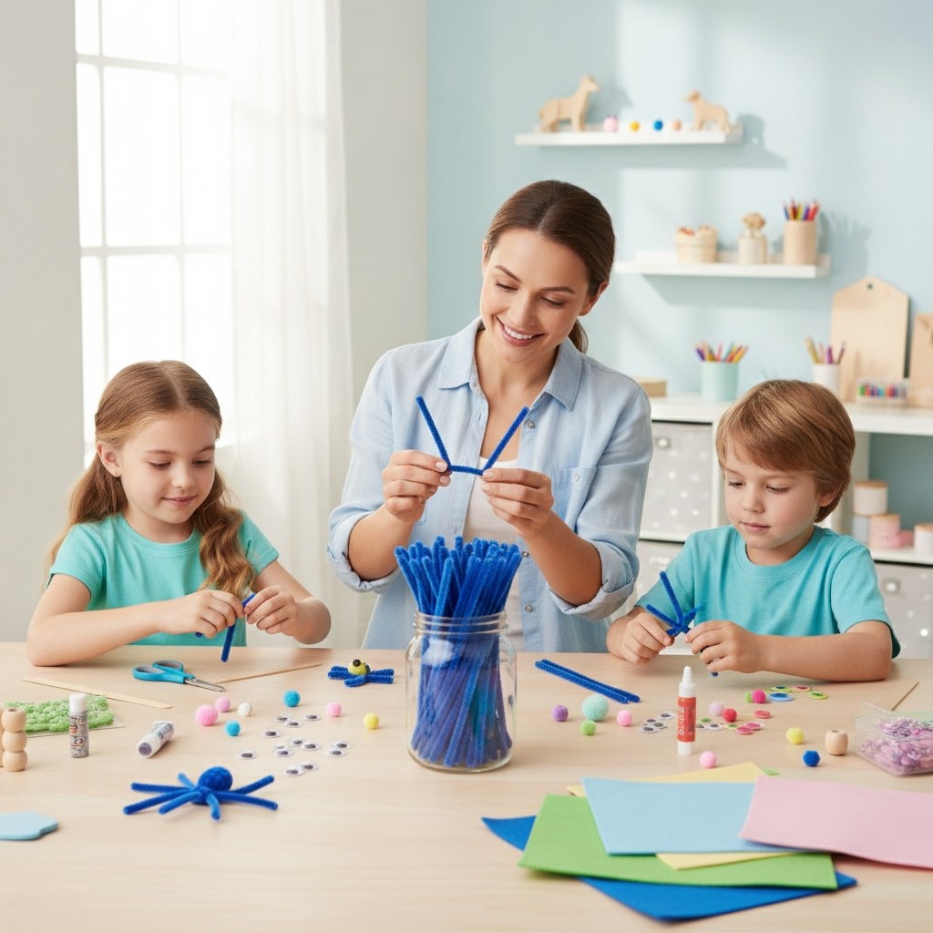 Biegeplüsch blau 10St 50cm - Kidis Art