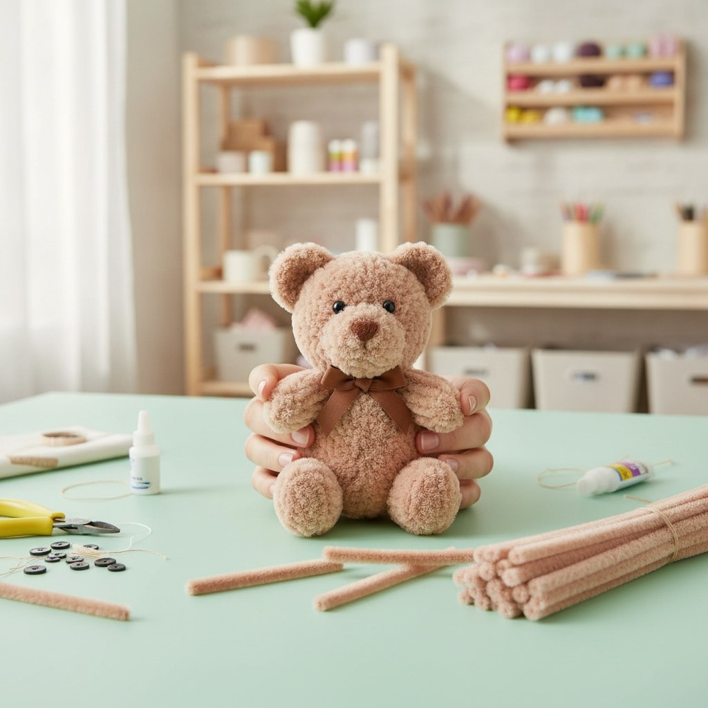Biegeplüsch braun 10St 50cm - Kidis Art