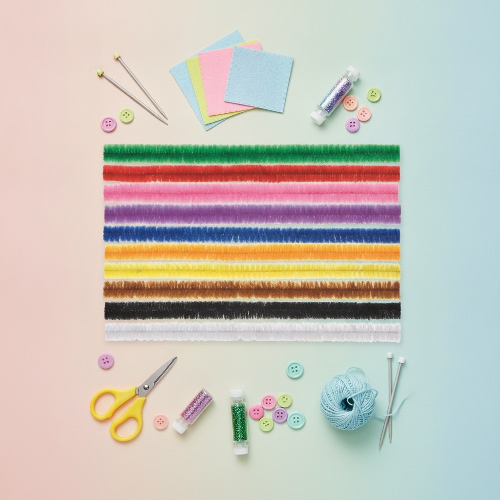 Biegeplüsch bunt 10St 50cm - Kidis Art