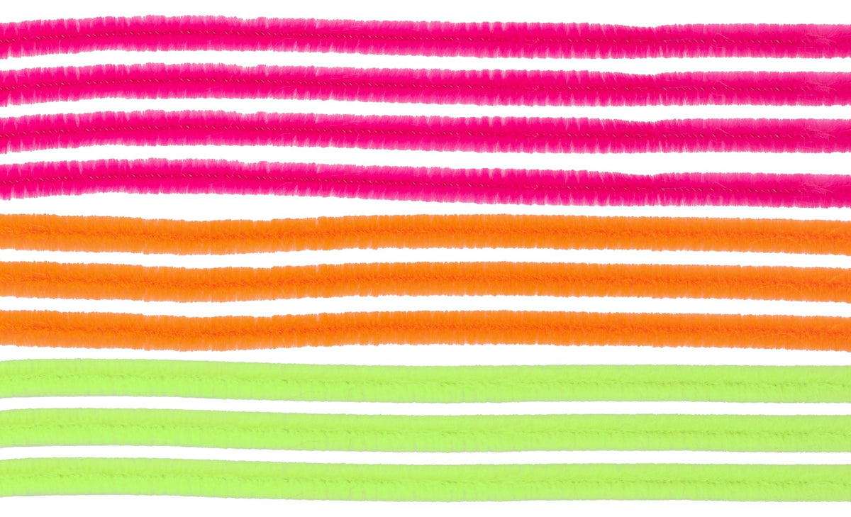 Biegeplüsch Mix 10 St, 50 cm Neontöne - Kidis Art