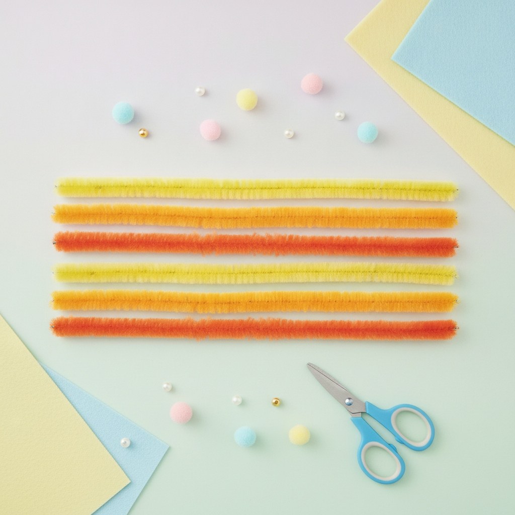 Biegeplüsch Mix 10 Stück, 50 cm Gelbtöne - Kidis Art