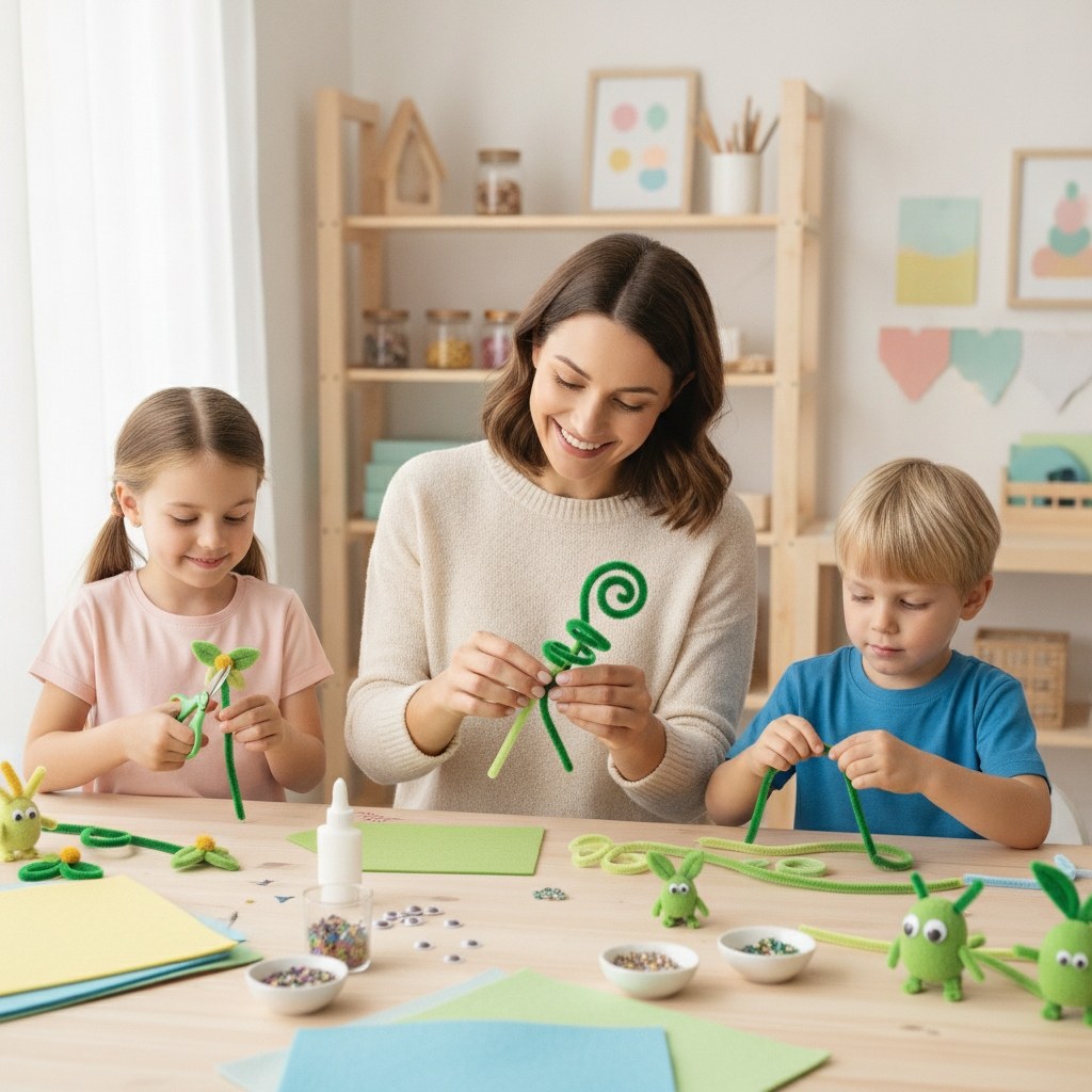 Biegeplüsch Mix 10 Stück, 50 cm Grüntöne - Kidis Art
