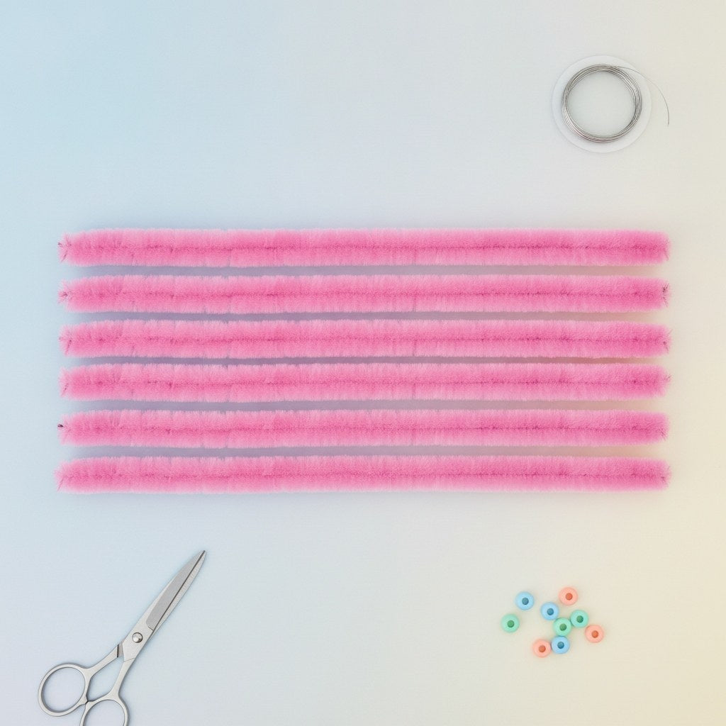 Biegeplüsch pink 10St 50cm - Kidis Art