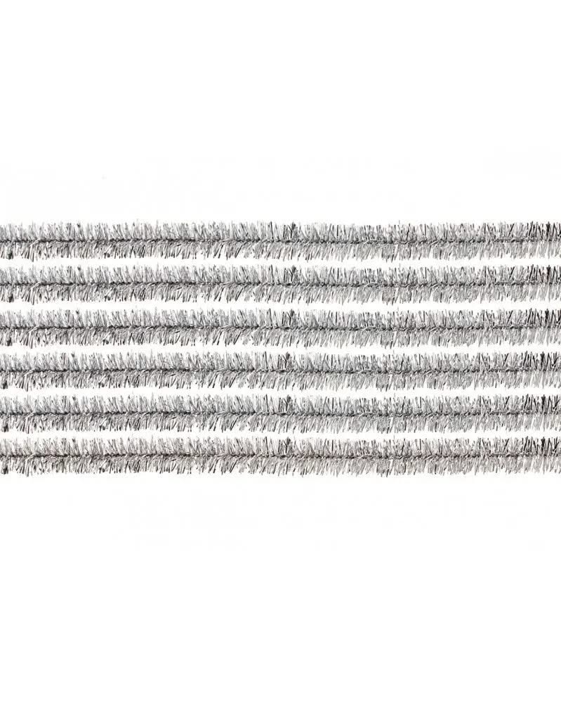 Biegeplüsch silber 10St 50cm - Kidis Art