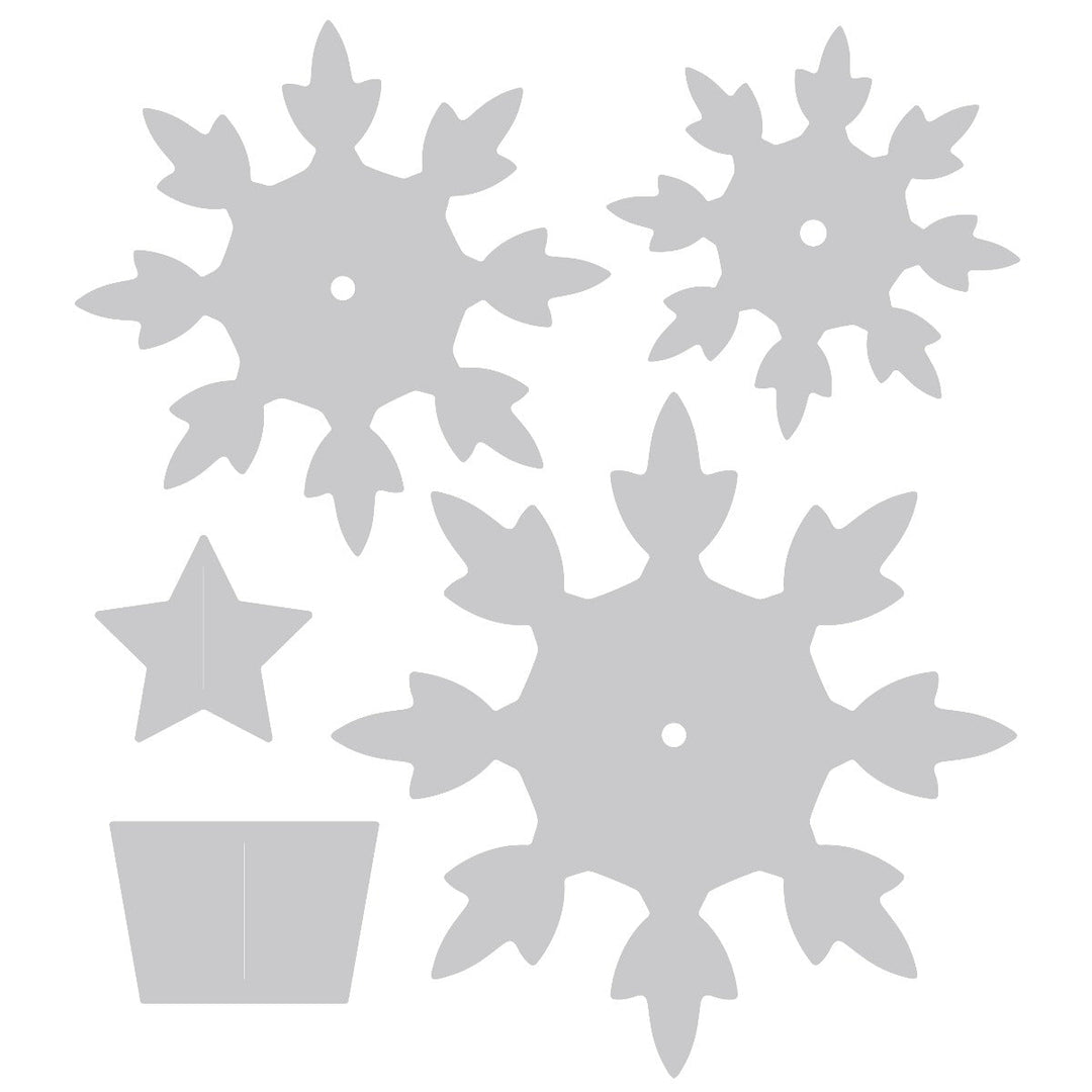 Bigz Die Snowflake Christmas Tree - Kidis Art