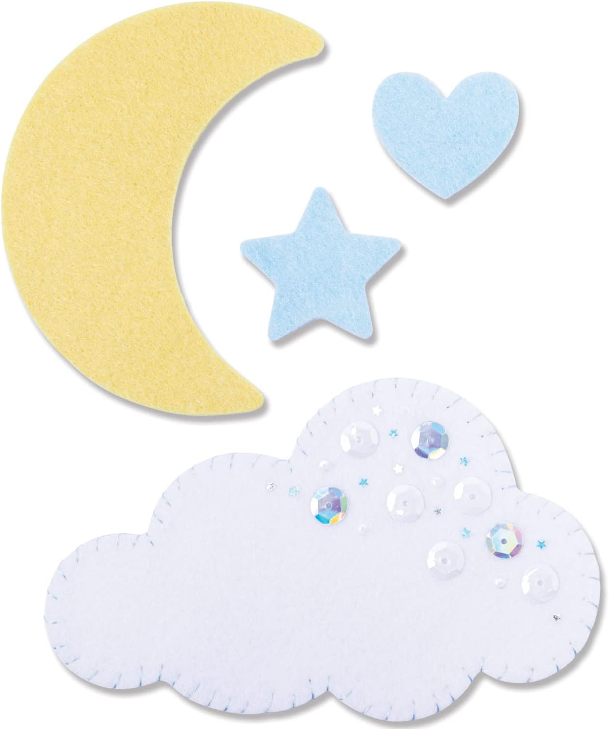 Bigz L Stanzset - Moon & Cloud by Olivia Rose - Kidis Art