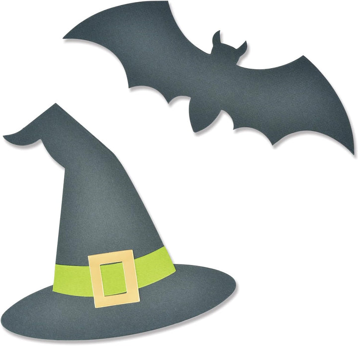 Bigz Plus - Hut, Fledermaus &amp; Schnalle by Jennifer Ogborn - Kidis Art