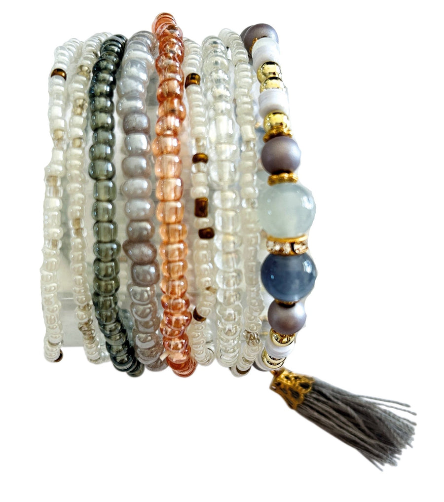 bijou4you Armband - Set, grau - Kidis Art