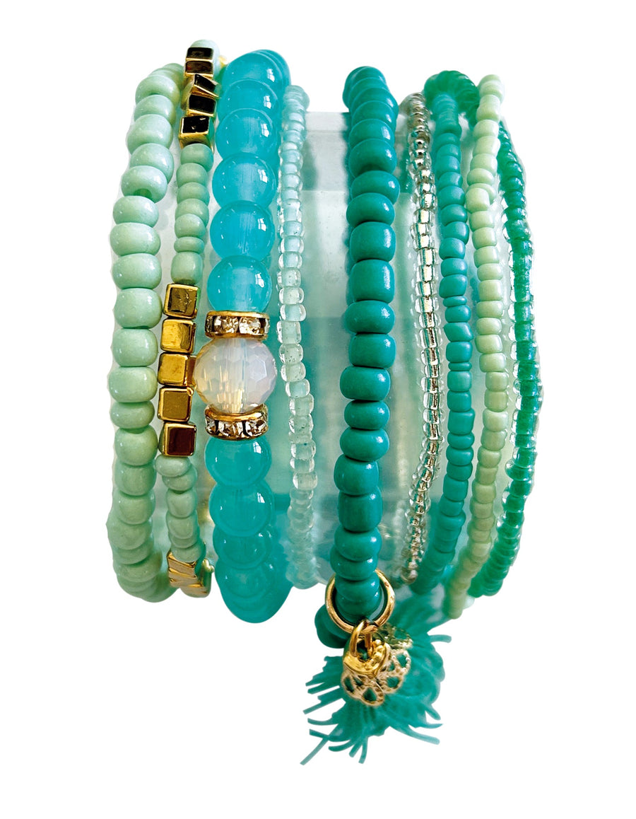 bijou4you Armband - Set, grün - Kidis Art