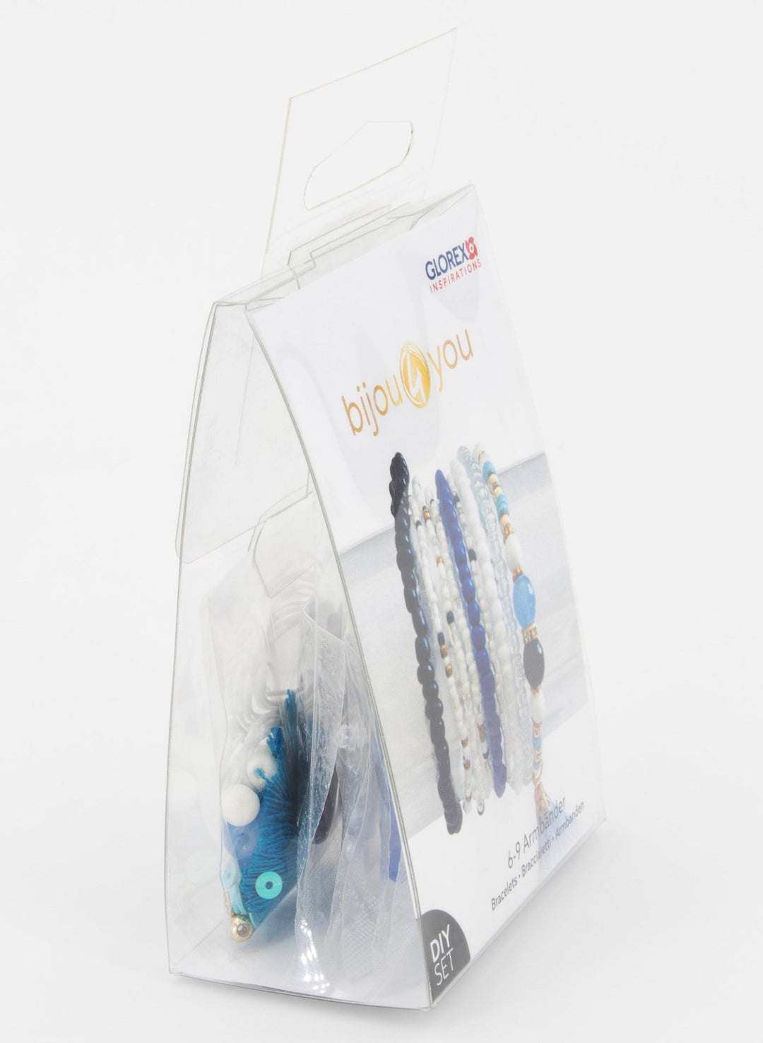 bijou4you Armband - Set, weiss - blau - Kidis Art