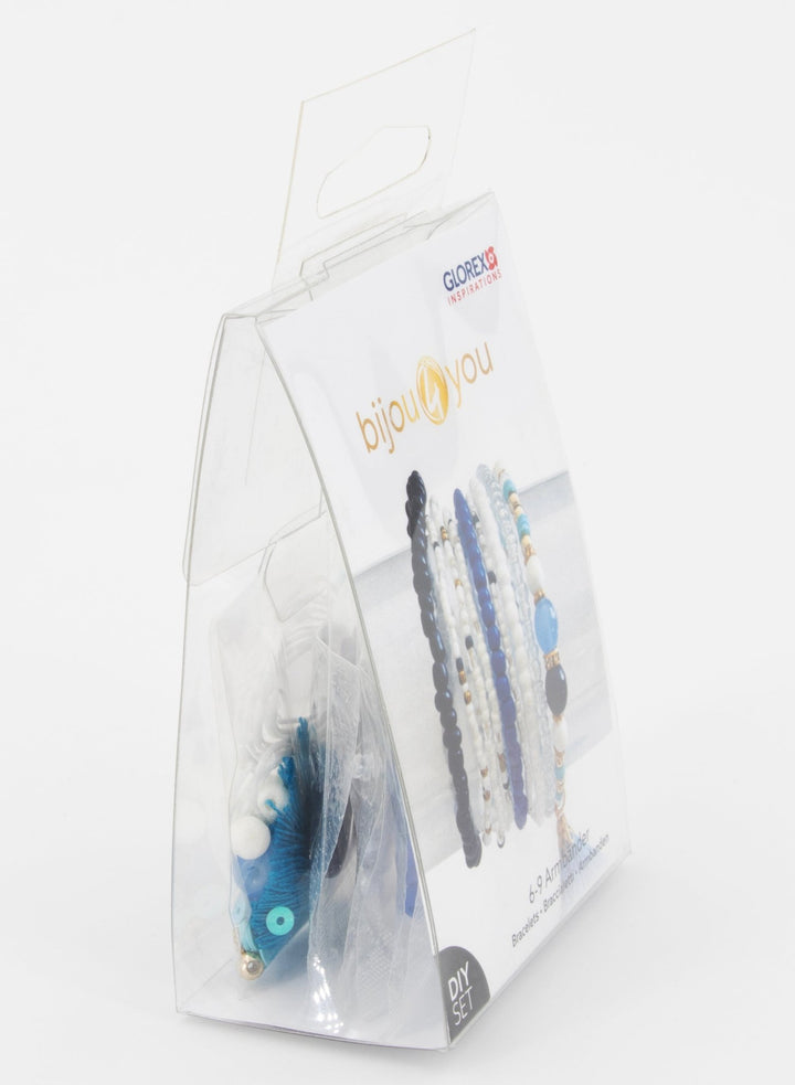 bijou4you Armband - Set, weiss - blau - Kidis Art