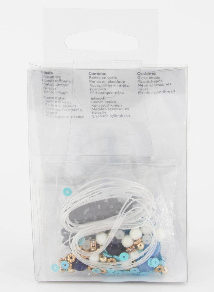bijou4you Armband - Set, weiss - blau - Kidis Art