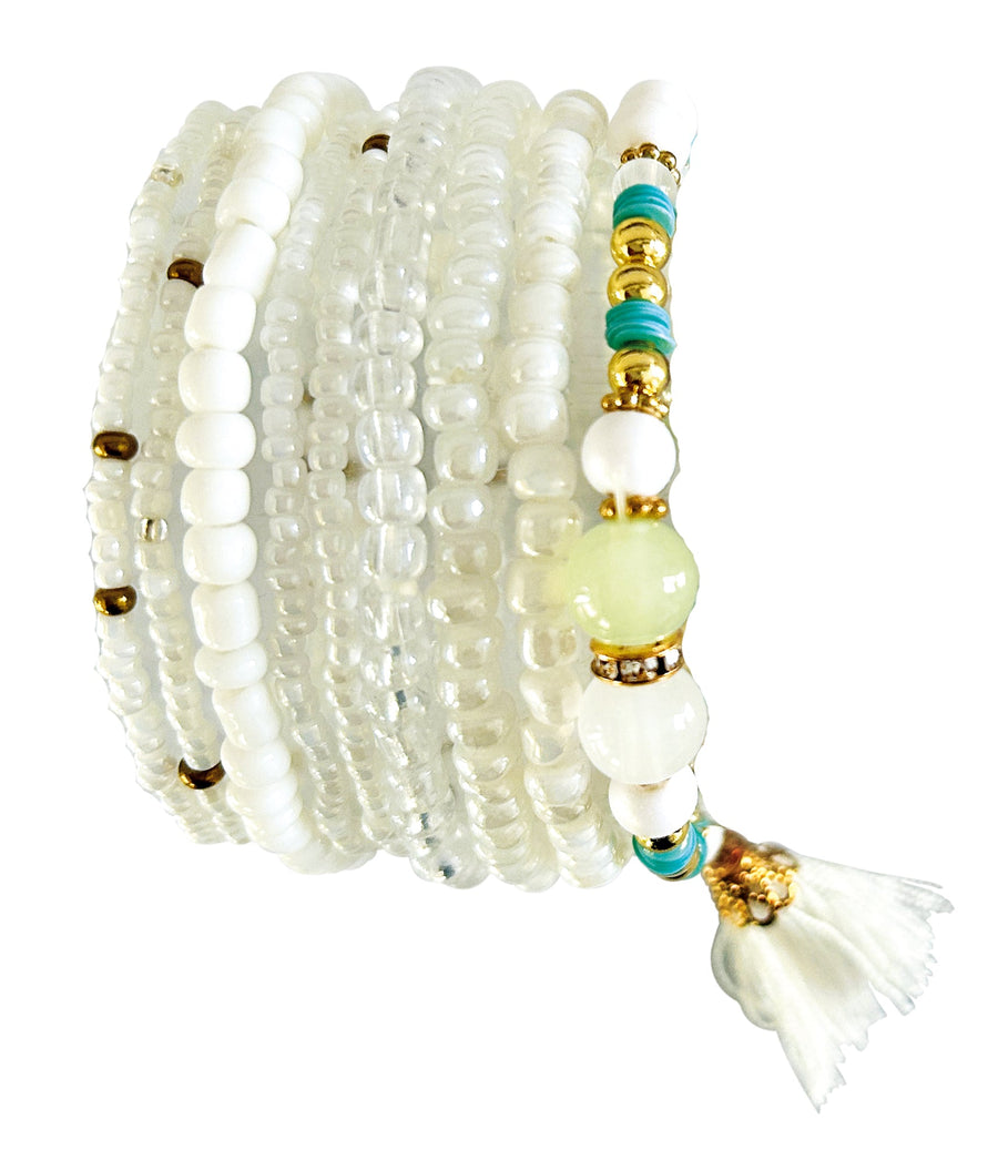 bijou4you Armband - Set, weiss - Kidis Art