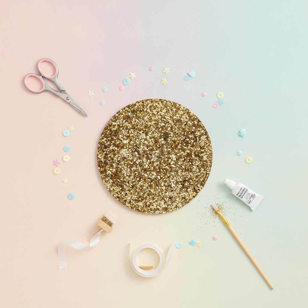 Bio Glitter fein, 10g, champagner - Kidis Art