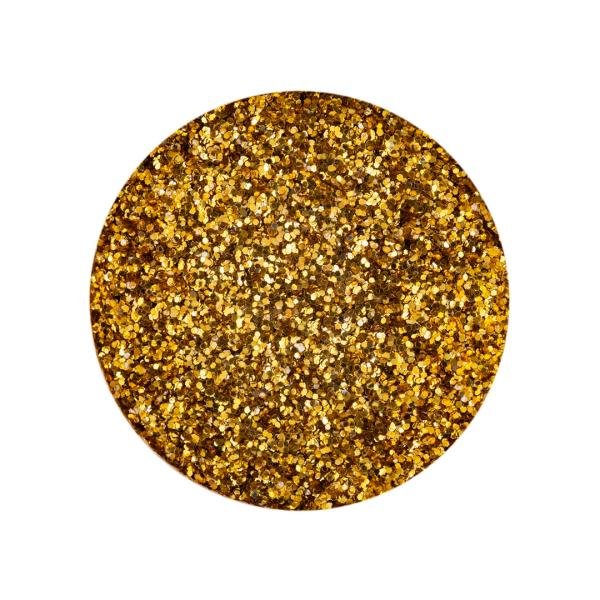 Bio Glitter fein, 10g, goldfarben, SB-Verpackung - Kidis Art