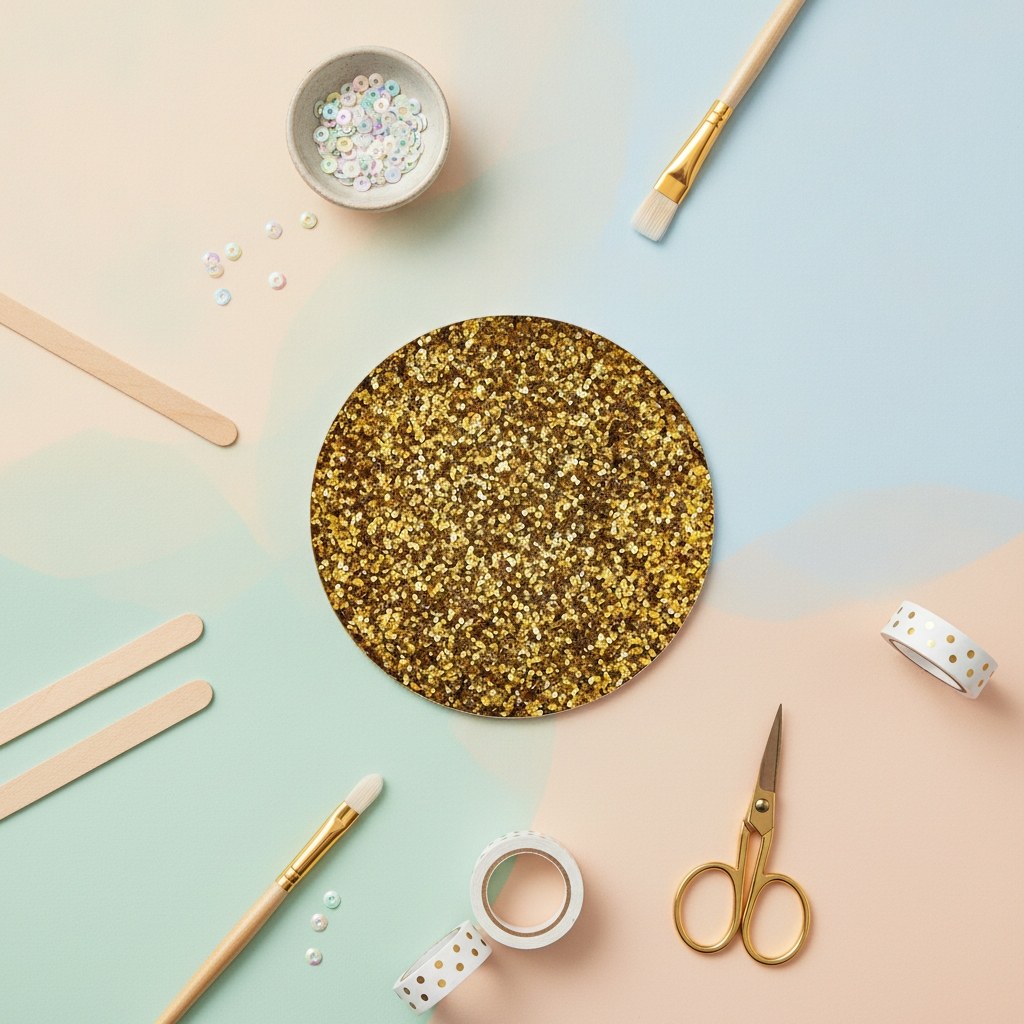 Bio Glitter fein, 10g, Goldfarben - Kidis Art