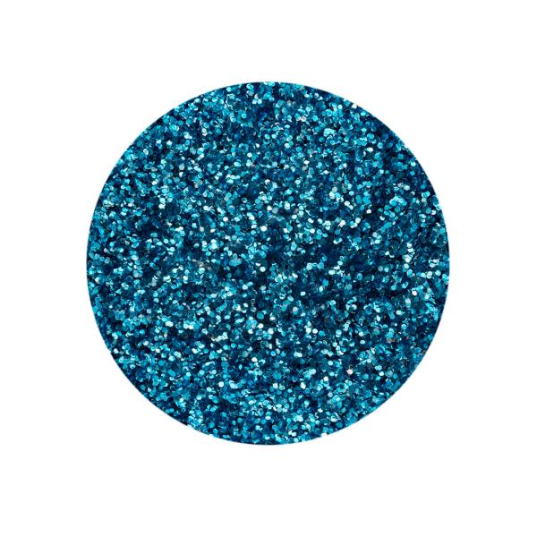 Bio Glitter fein, 10g, h'blau - Kidis Art