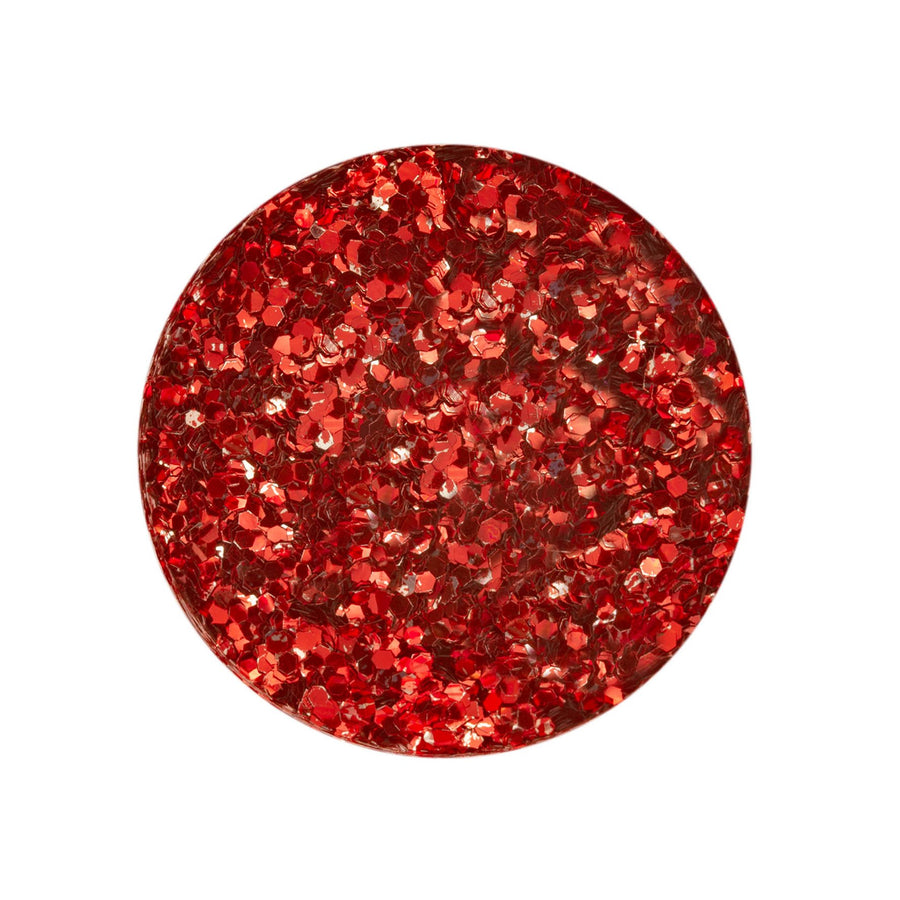 Bio Glitter fein, 10g, Rot - Kidis Art