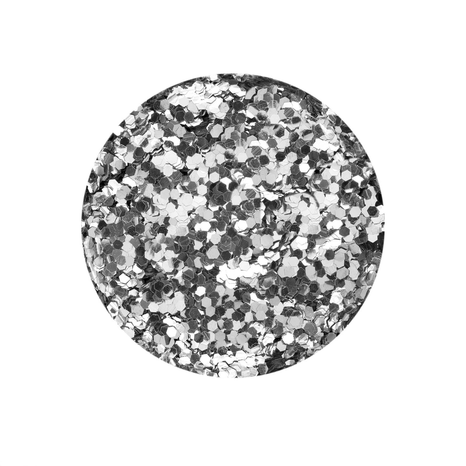 Bio Glitter fein, 10g, silberfarben - Kidis Art