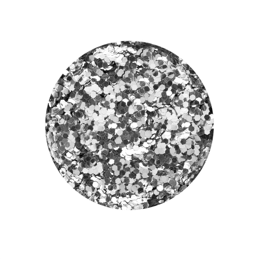 Bio Glitter fein, 10g, silberfarben - Kidis Art