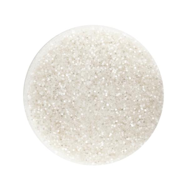 Bio Glitter fein, 10g, weiss - Kidis Art