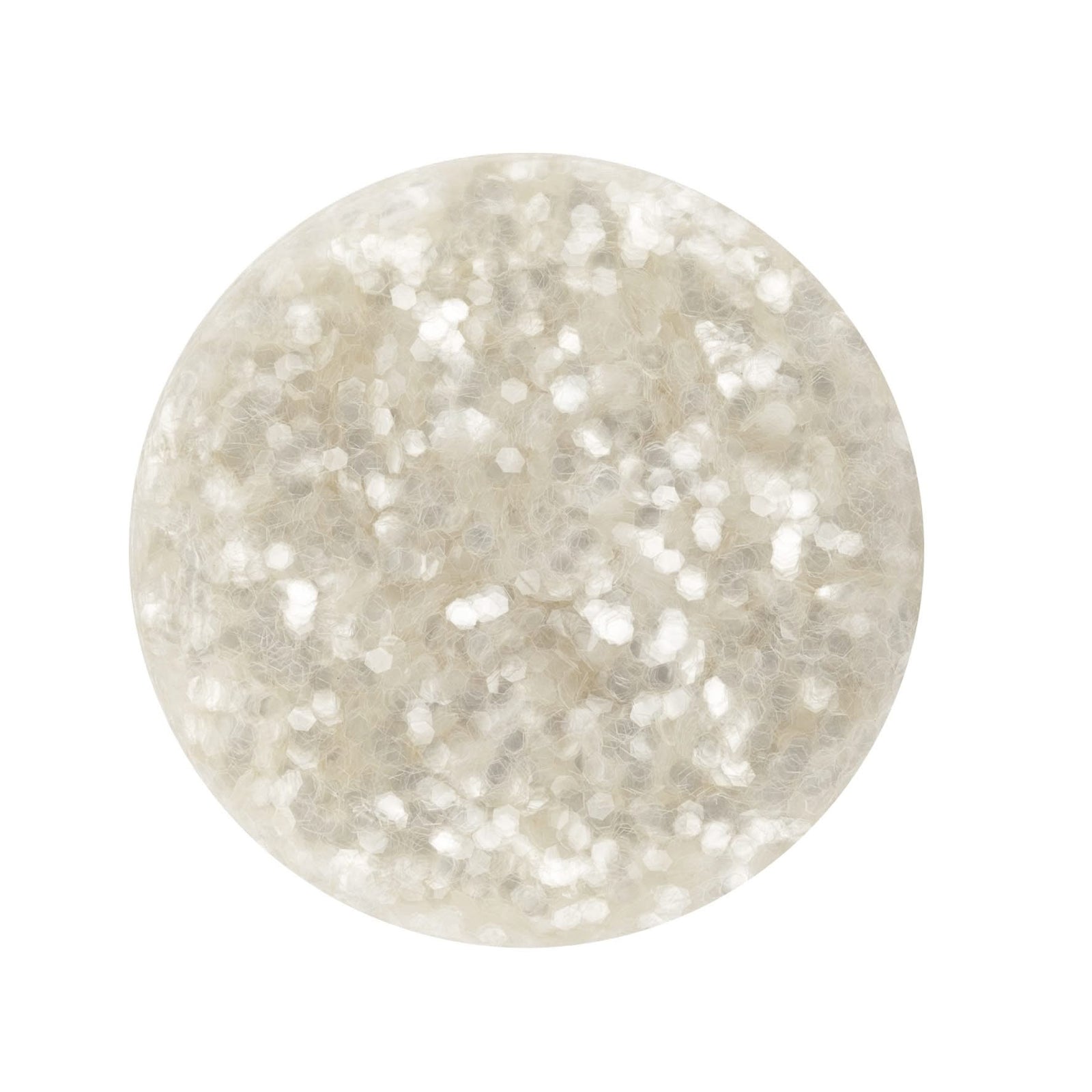 Bio Glitter fein, 10g, Weiss - Kidis Art
