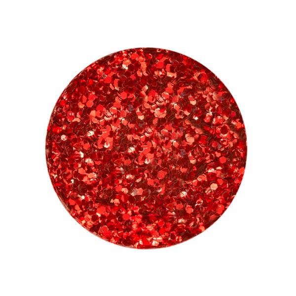 Bio Glitter grob, 10g, rot - Kidis Art