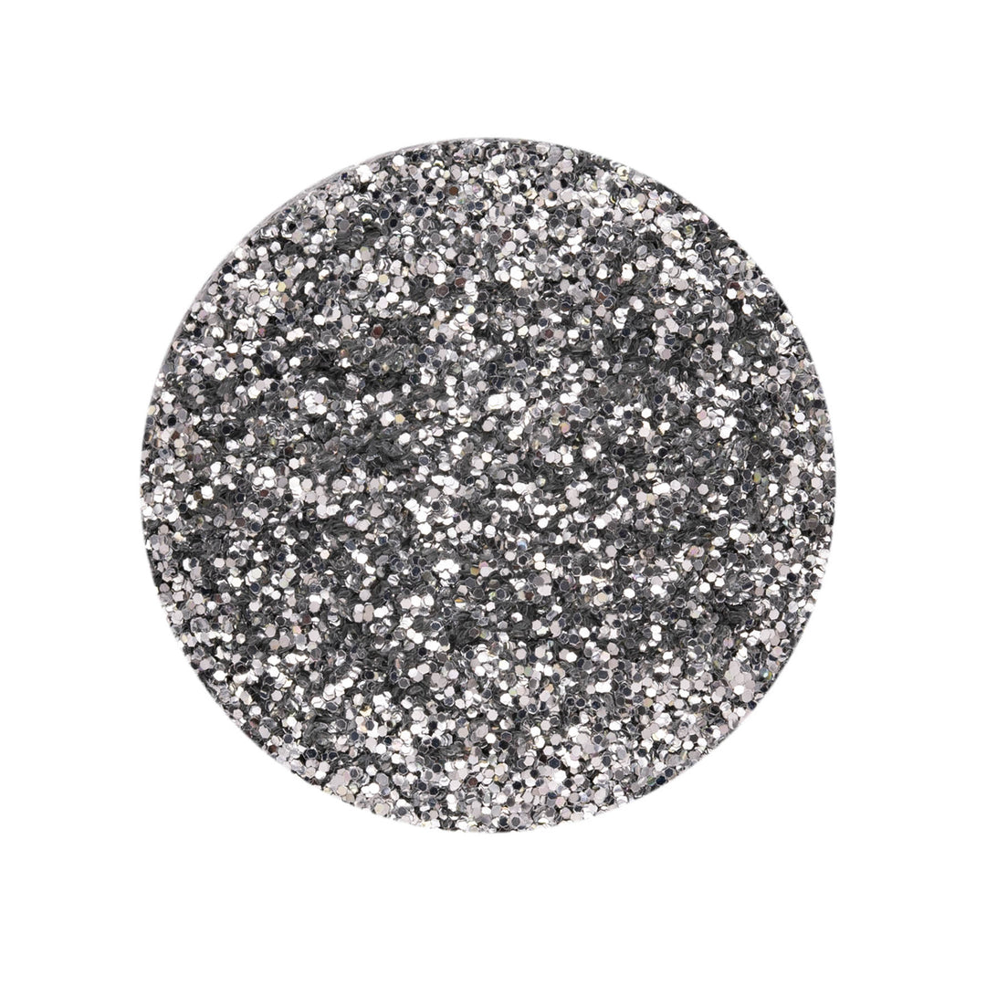 Bio Glitter grob, 10g Silberfarben - Kidis Art