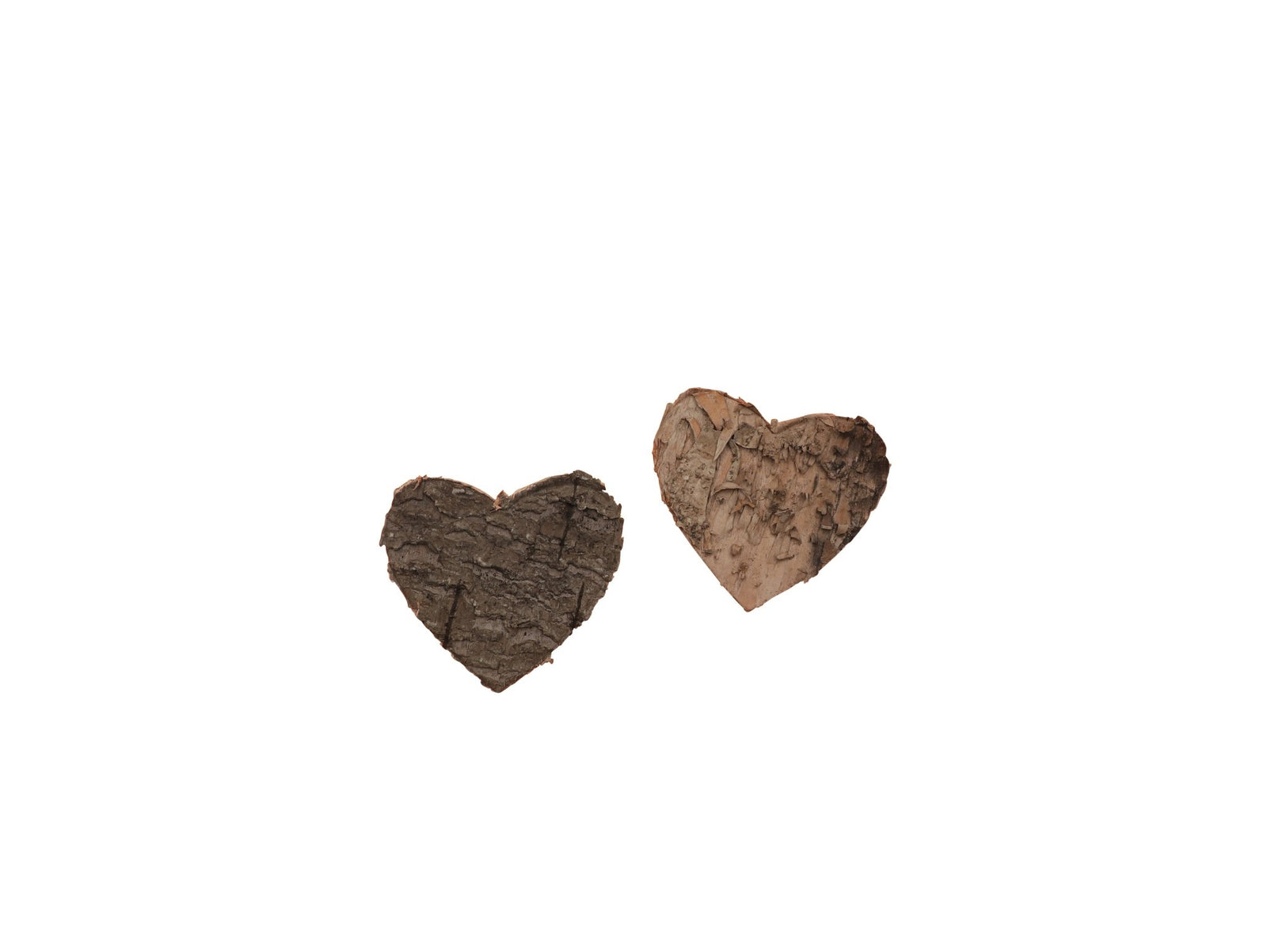Birkenrinde, Herz 12St., 4cm - Kidis Art