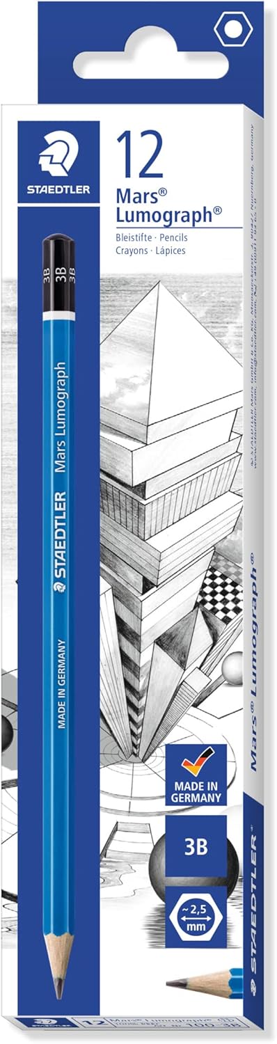 Bleistift Mars® Lumograph® 100 3B - Kidis Art