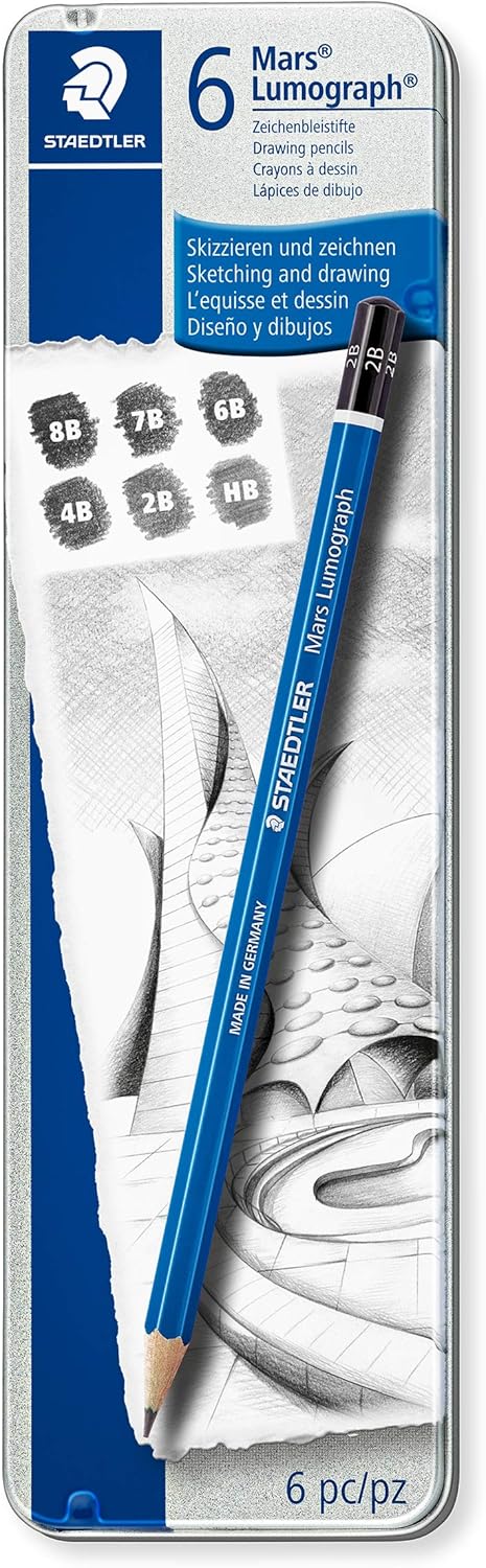 Bleistift Mars® Lumograph® 100 6er-Set - Kidis Art