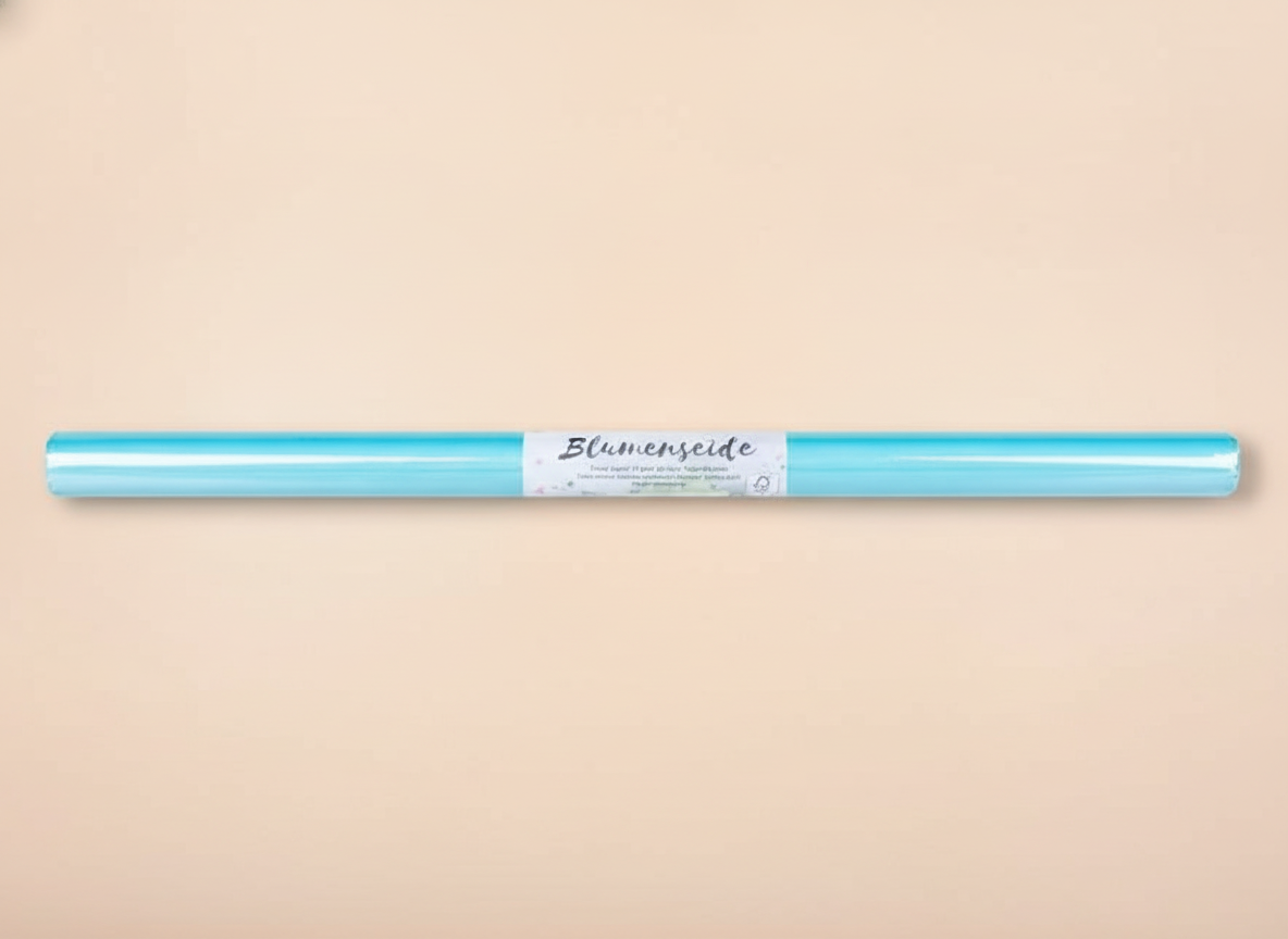 Blumenseide 20g/m² hellblau - Kidis Art