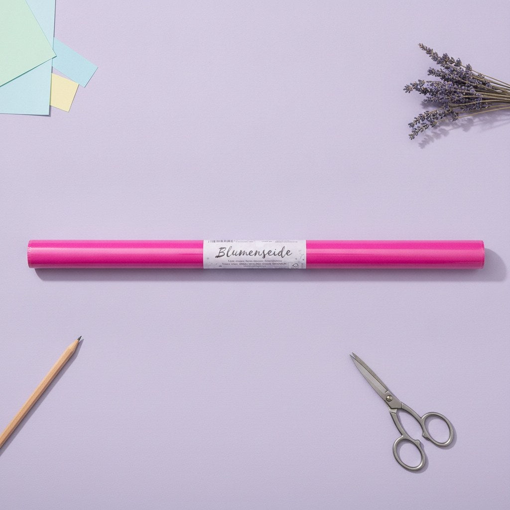 Blumenseide 20g/m² pink - Kidis Art
