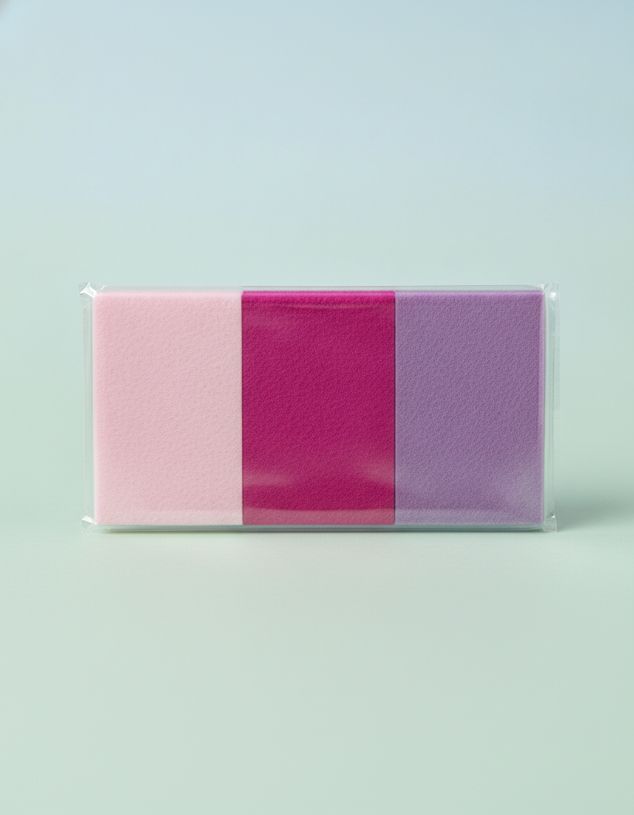 Blumenseide 20g/m2 rosa-sort. - Kidis Art
