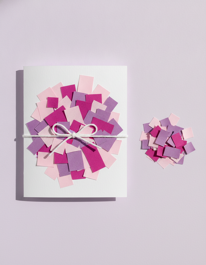 Blumenseide 20g/m2 rosa-sort. - Kidis Art