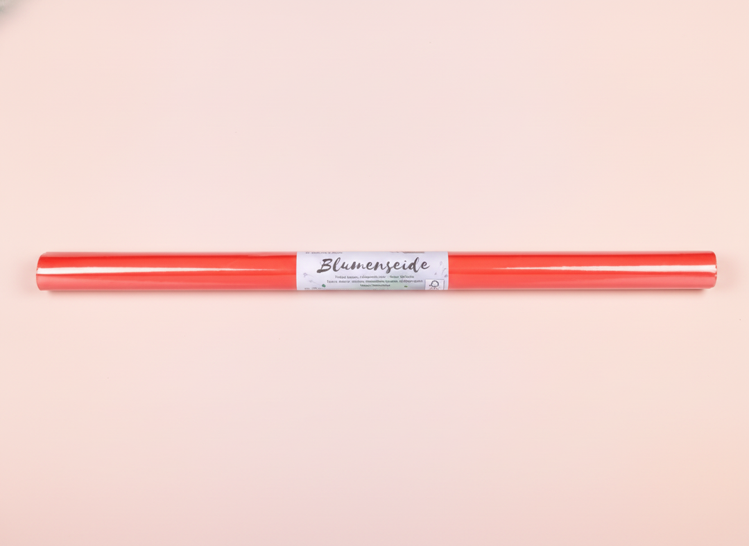 Blumenseide 20g/m² rot - Kidis Art